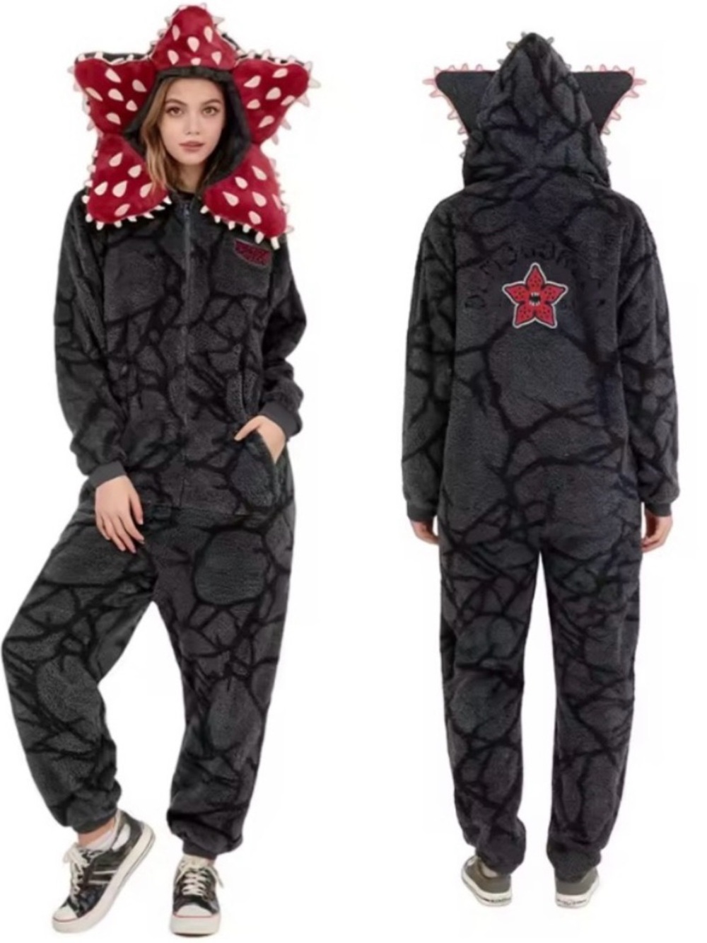 Netflix Stranger Things Demogorgon Onesie - Size S - Costume Pajamas